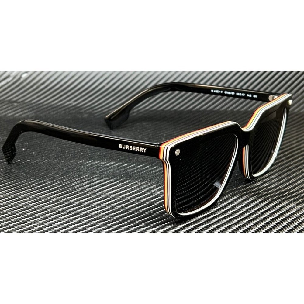 Burberry Mens Black 56mm Sunglasses - Picture 3 of 5